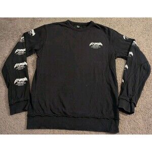 Sturgis South Dakota Motorcycles Black Crew Neck Sweatshirt Men's Medium
